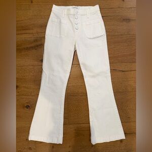 Frame Le Bardot Cropped Flare jeans - size 24